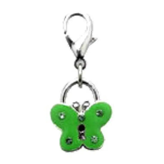 Green Butterfly Collar Charm - Sale - 1