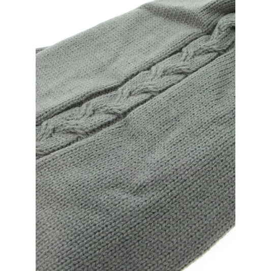 Grey Cable Knit Dog Jumper - Urban - 2