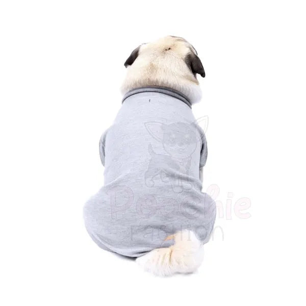 Luxury Grey Dog T-shirt - Rich Paw - 3
