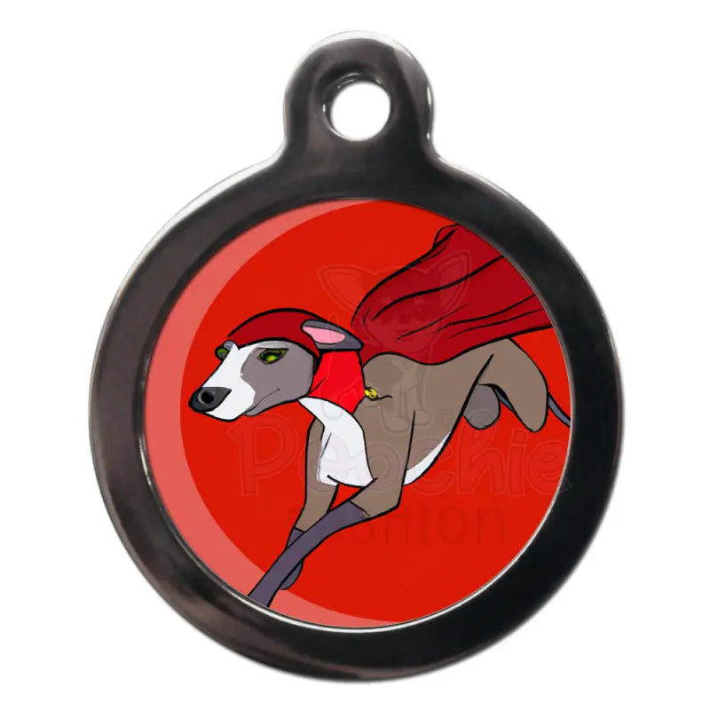 Greyhound Superdog Dog Id Tag - Ps Pet Tags - 1
