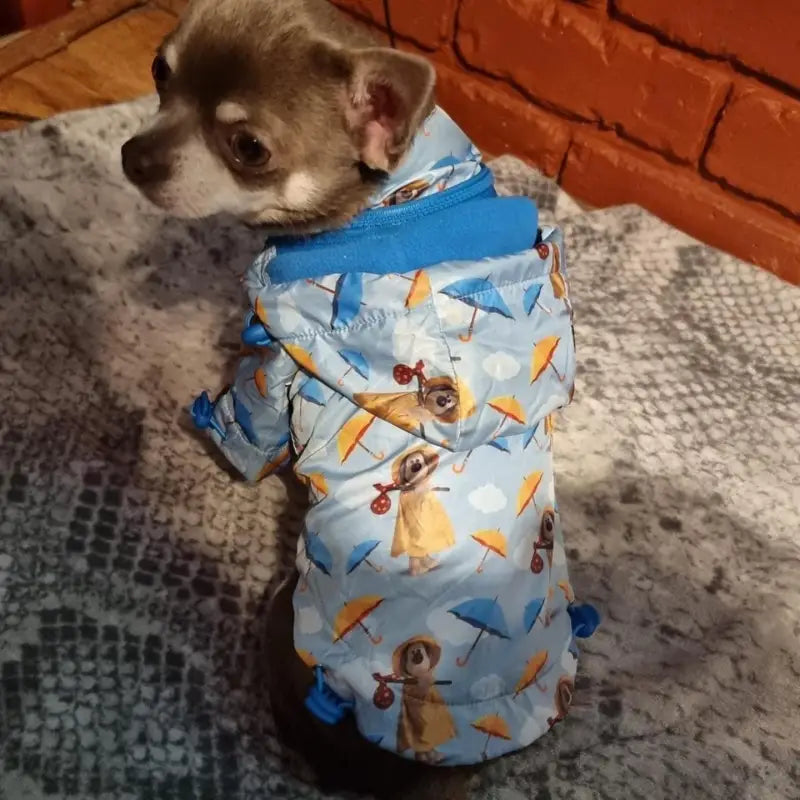 Gromit’s Fleece Lined Rainstorm Dog Raincoat - Urban Pup 3
