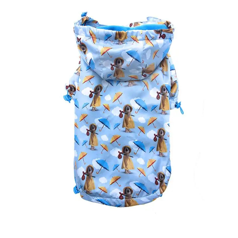 Wallace and Gromit Official Fleece Lined Dog Raincoat - Posh Pawz - 1