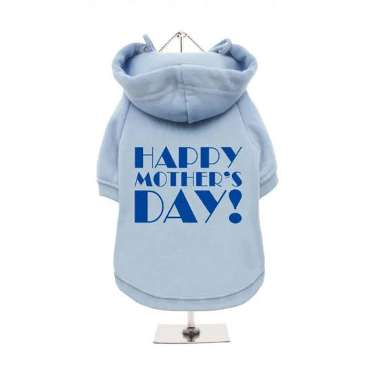 Happy Mother’s Day Dog Hoodie Sweatshirt - Baby Blue - Mum - 1