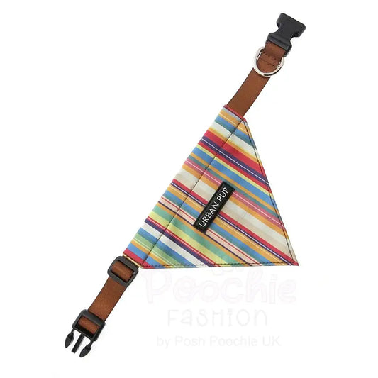 Henley Striped Dog Bandana Collar Large - Sale - 2