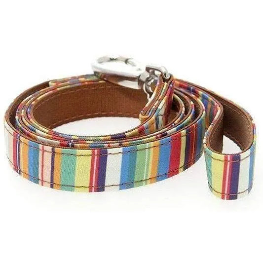 Henley Striped Fabric Dog Lead - Urban Pup - 1