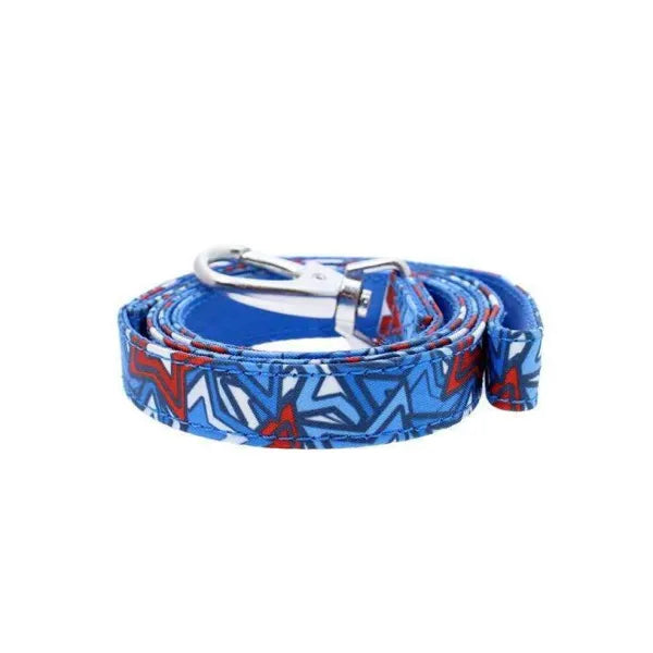 Hero Star Designer Fabric Dog Lead - Urban Pup - 1