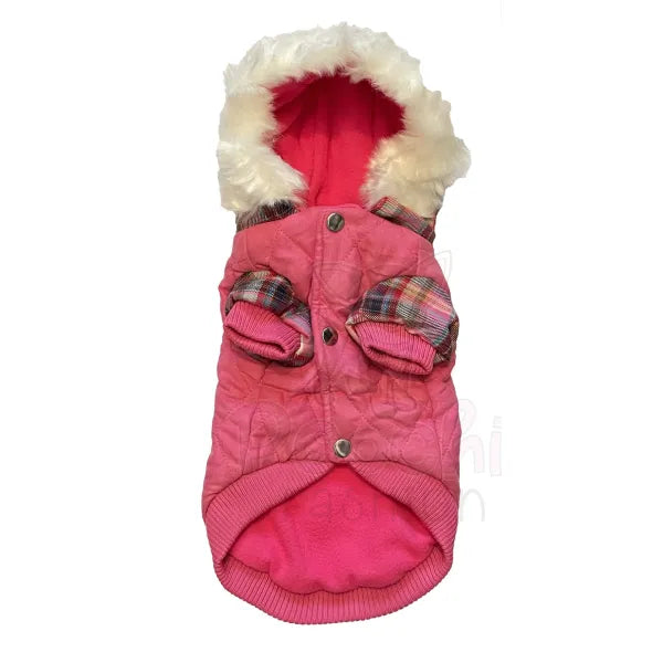 Highland Lady Quilted Tartan Designer Dog Coat - Urban Pup - 5