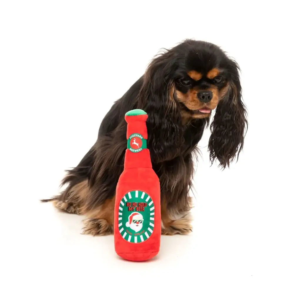 Ho Ho Hold my Beer Christmas Dog Toy by Fuzzyard - Fuzzyard - 3