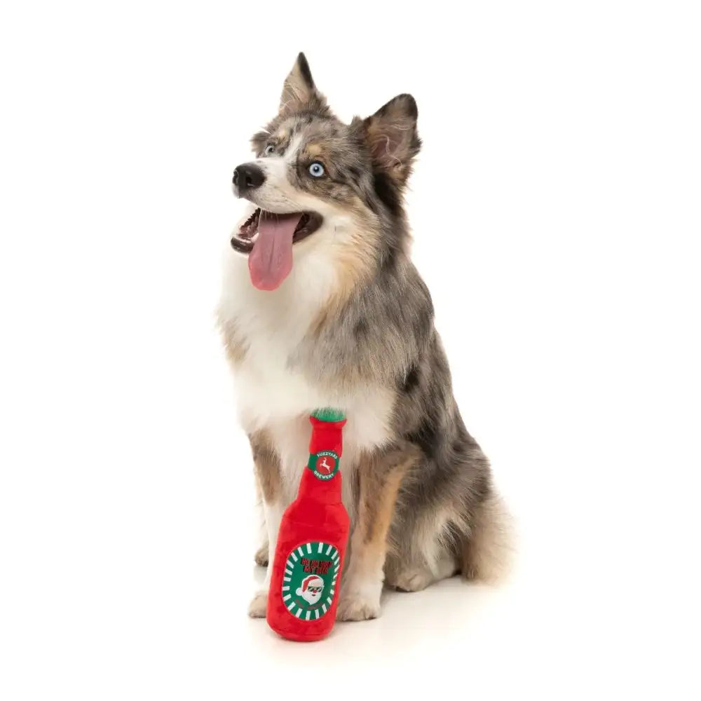 Ho Ho Hold my Beer Christmas Dog Toy by Fuzzyard - Fuzzyard - 2