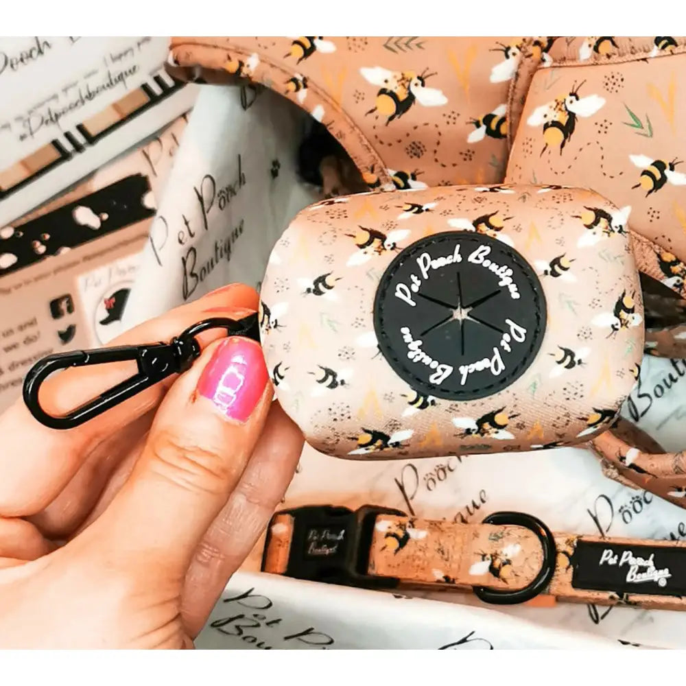 Honey Bumble Bee Dog Poo Bag Holder - Sale - 1