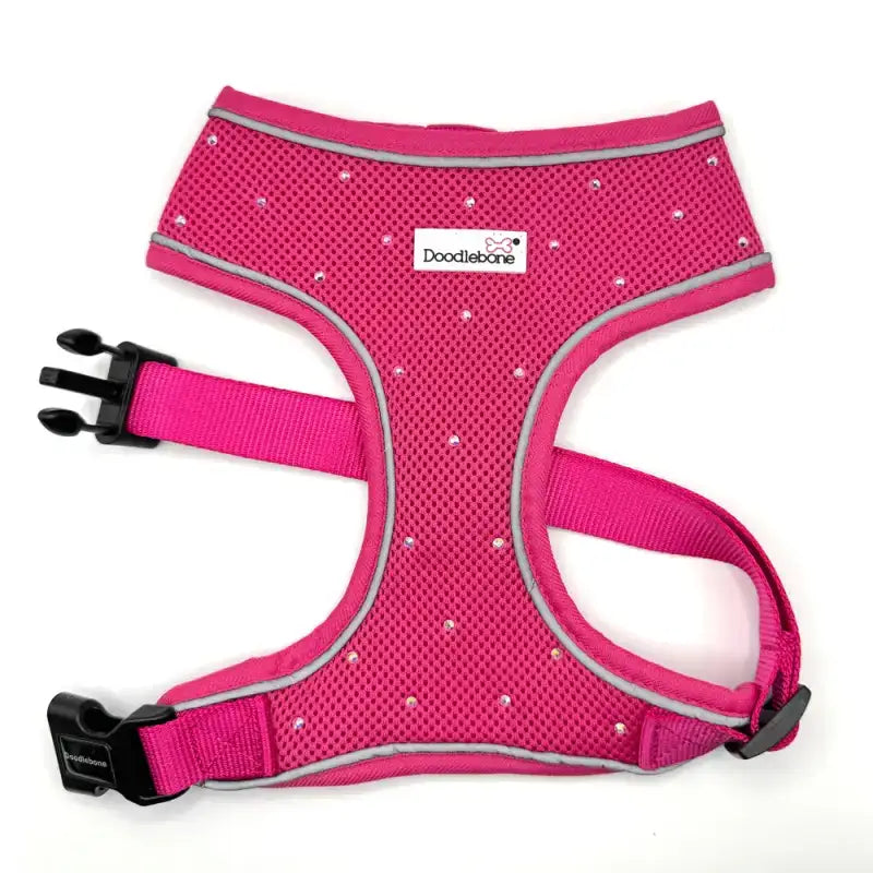 Hot Pink Crystal Dog Harness Xl - Sale - 1