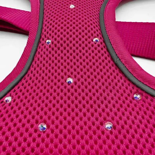 Hot Pink Crystal Dog Harness Xl - Sale - 2