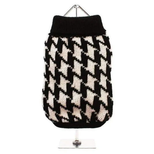 Houndstooth Dog Jumper - Urban Pup - 1