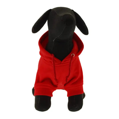 I Am Cool and I Know It Dog Hoodie Sweatshirt - Red - Urban - 2