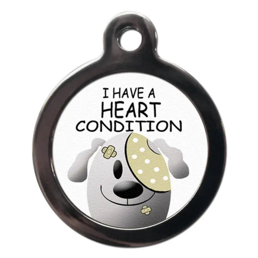I Have A Heart Condition ID Tag - PS Pet Tags - 1