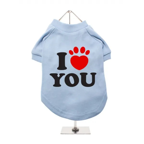 I Love you Dog T-shirt - Urban - 1