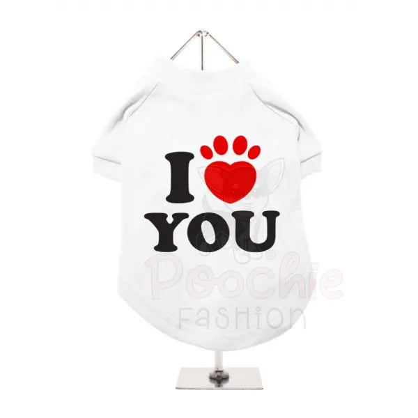 I Love You Dog T-Shirt - Urban - 1