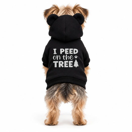 I Peed on the Tree Dog Hoodie Sweatshirt - Rich Paw - 2
