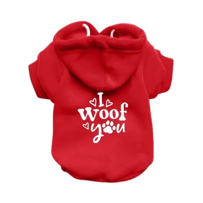 I Woof you Dog Hoodie - Poochie Fashion - 2