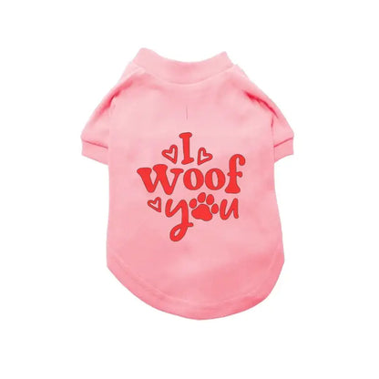 I Woof you Dog T-shirt - Poochie Fashion - 3