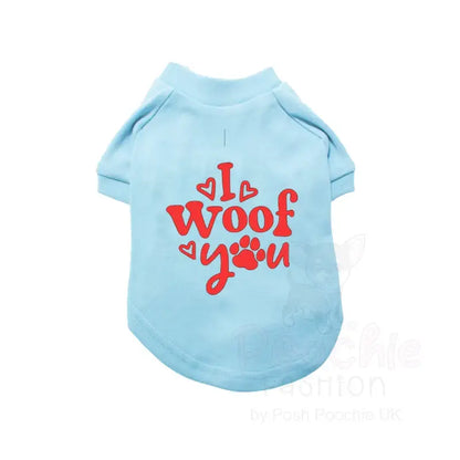 I Woof you Dog T-shirt - Rich Paw - 2