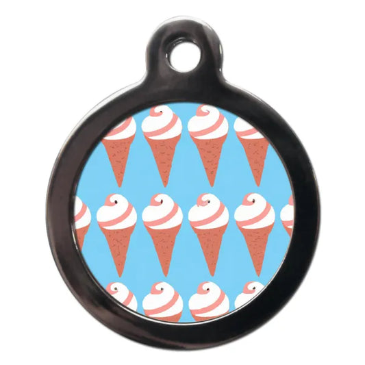 Ice Cream Dog ID Tag - PS Pet Tags - 1