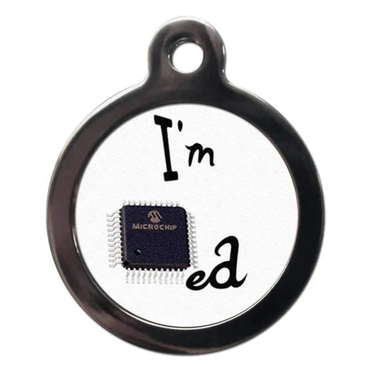 I’m Chipped Microchip Pet Id Tag - Ps Pet Tags - 1