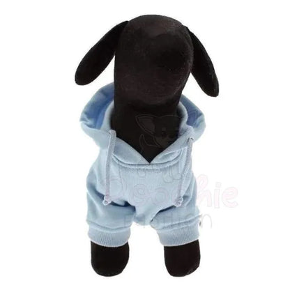 I’m not Fat just Fluffy Dog Hoodie Sweatshirt - Baby Blue - Urban - 2