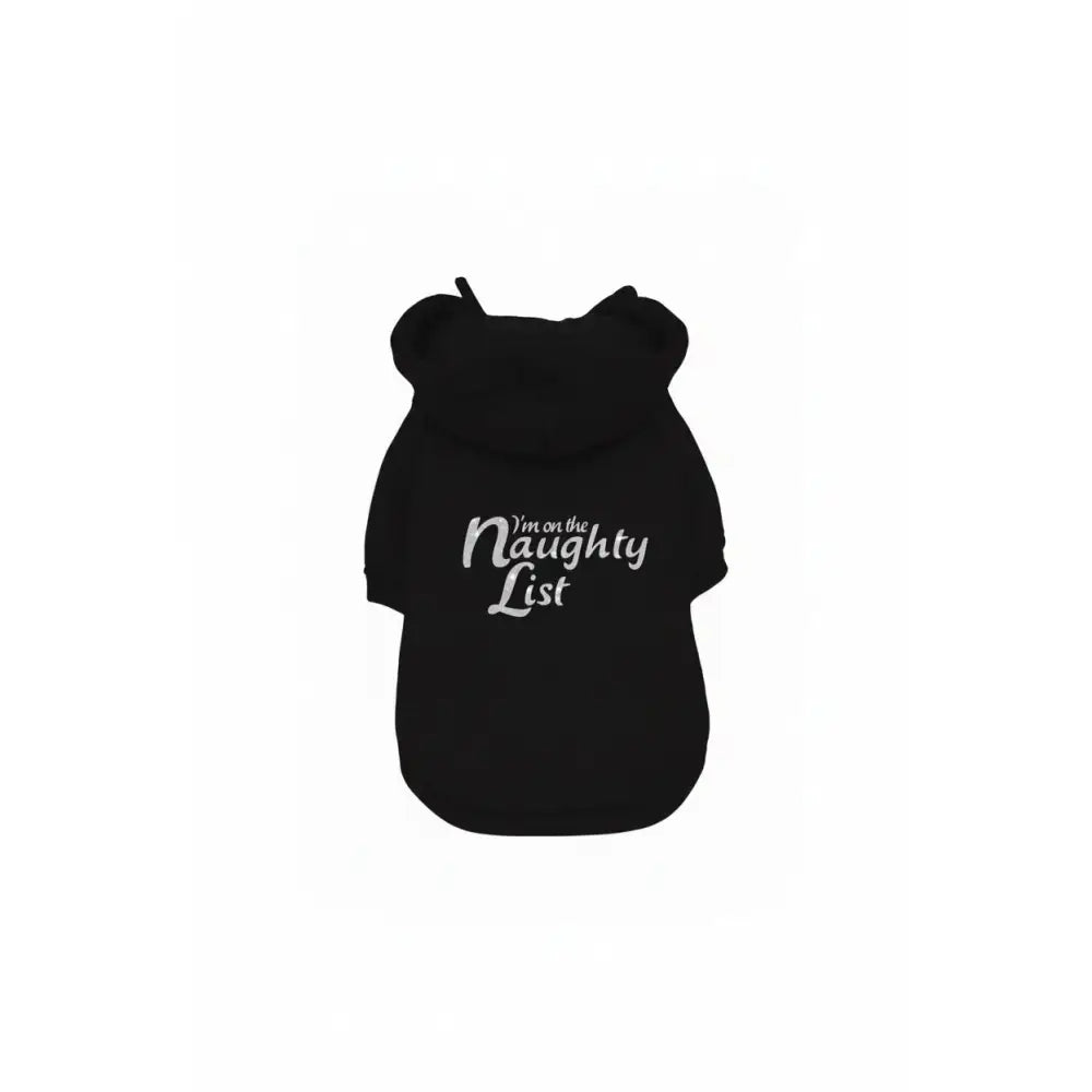 I’m on the Naughty List Xmas Dog Hoodie Sweatshirt - Poochie Fashion - 2