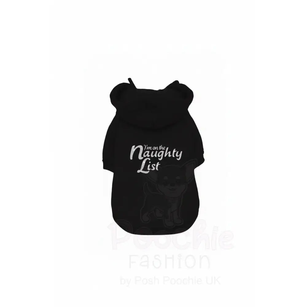 I’m on the Naughty List Xmas Dog Hoodie Sweatshirt - Poochie Fashion - 2