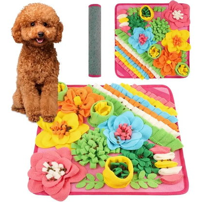 Interactive Dog Snuffle Mat in Pink - Posh Pawz - 1