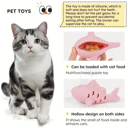 Interactive Silicone Flopping Fish Cat Toy - Posh Catz - 3