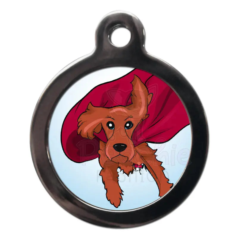 Irish Setter Superdog Dog Id Tag - Ps Pet Tags - 1