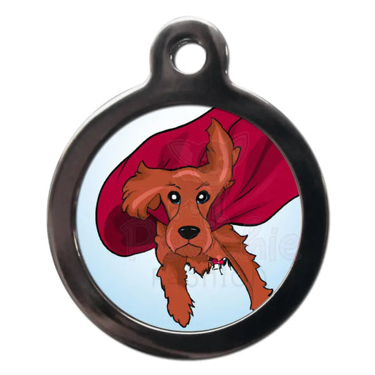 Irish Setter Superdog Dog Id Tag - Ps Pet Tags - 1