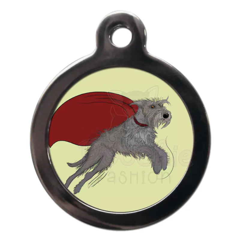 Irish Wolfhound Superdog Dog Id Tag - Ps Pet Tags - 1