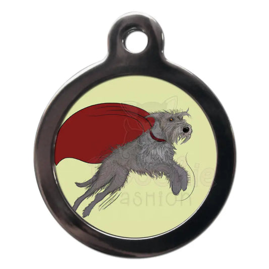 Irish Wolfhound Superdog Dog Id Tag - Ps Pet Tags - 1
