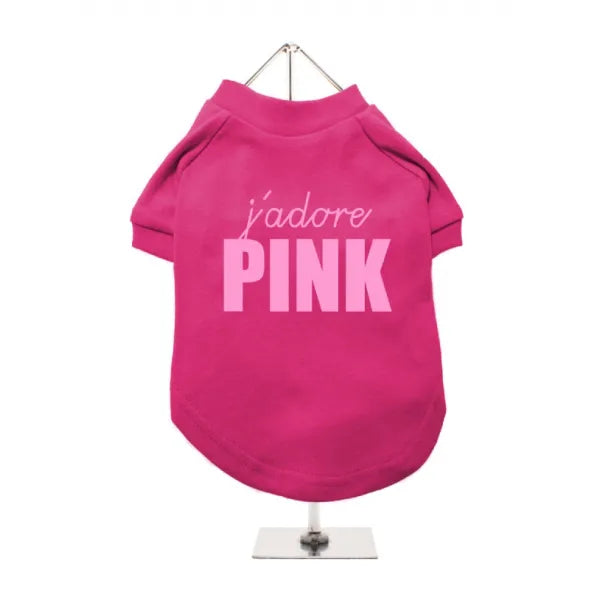 J’adore Glitter Pink Dog T-shirt - Urban - 1