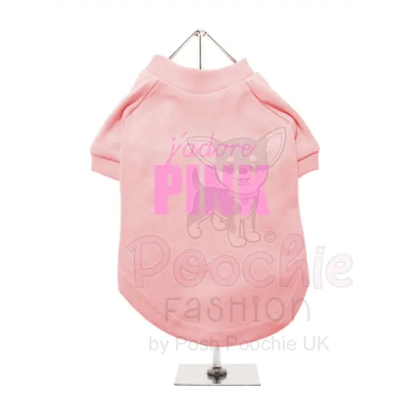 J’adore Glitter Pink Dog T-shirt - Urban - 2