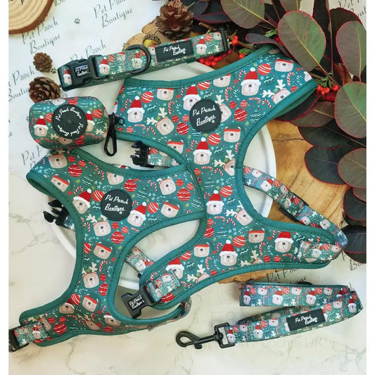 Jolly Bear Christmas Dog Harness - Pet Pooch - 2