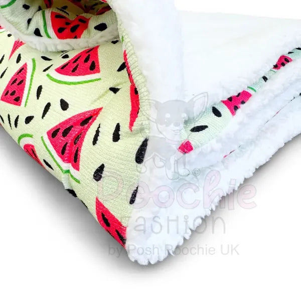Juicy Fruit Luxury Corduroy Dog Blanket - Piggie - 6
