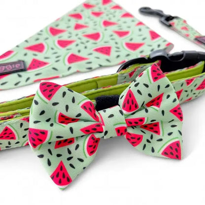 Juicy Watermelon Dog Bow Tie - Piggie - 1
