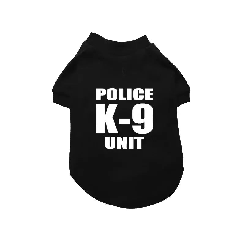 K9 Police Unit Dog T-shirt - Poochie Fashion - 1