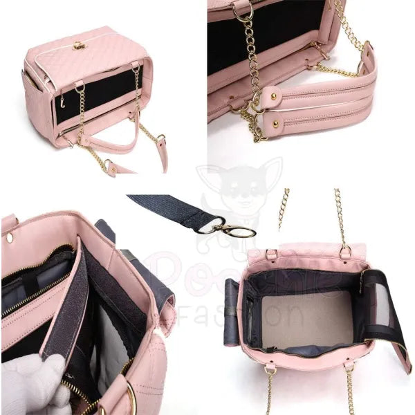 Lara Designer Style Pet Carrier - Poochie Fashion - 4