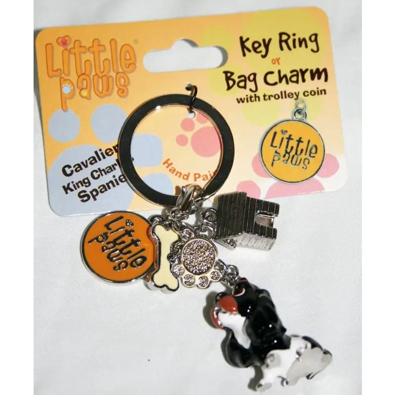 King Charles Spaniel Keyring Handbag Charm - Sale - 2