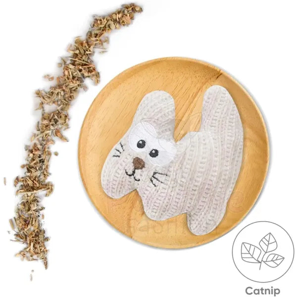 Kitty Plush Knitted Catnip Toys 2 Pack - Posh Catz - 2