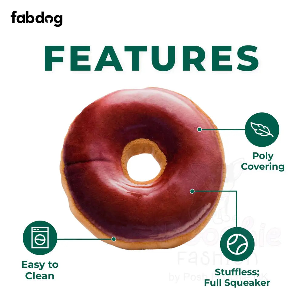 Kuddly Kanine Donut Dog Toy by Fabdog - Fabdog - 2