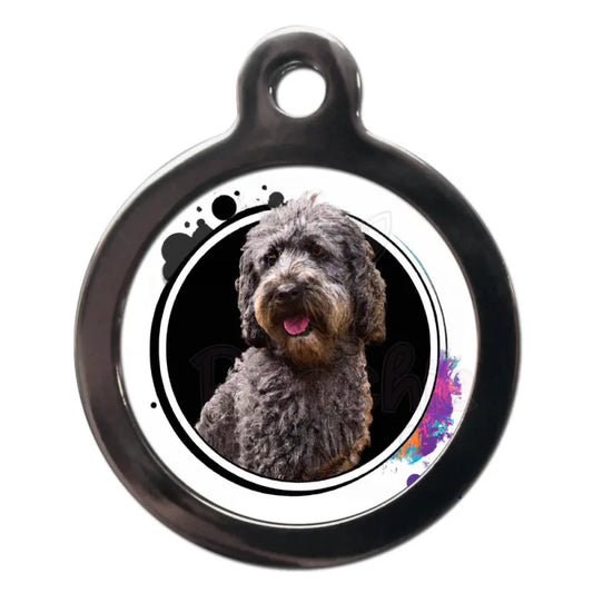 Labradoodle Graffiti Dog Id Tag - Ps Pet Tags - 1