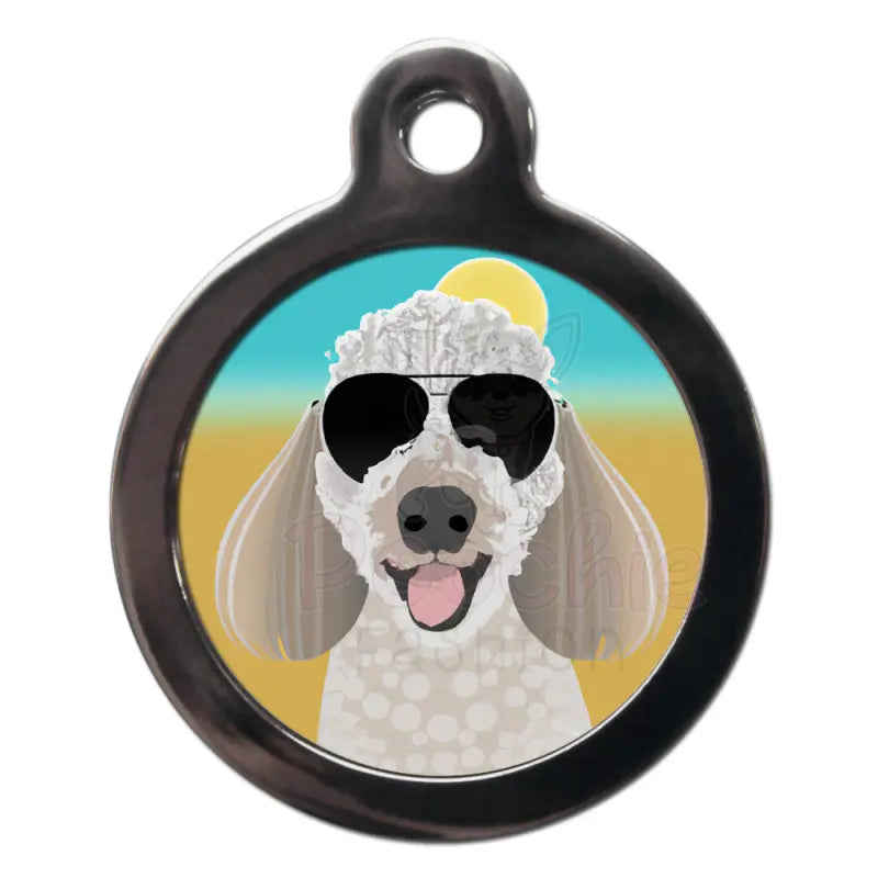 Labradoodle Summertime Dog Id Tag - Ps Pet Tags - 1