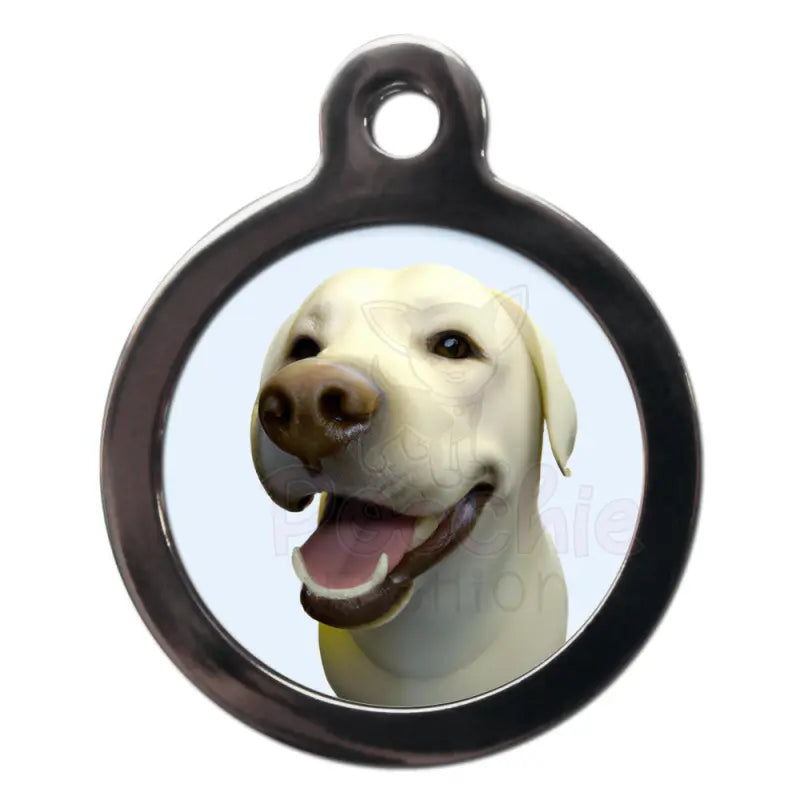 Labrador Fish Eye Lens Dog Id Tag - Ps Pet Tags - 1