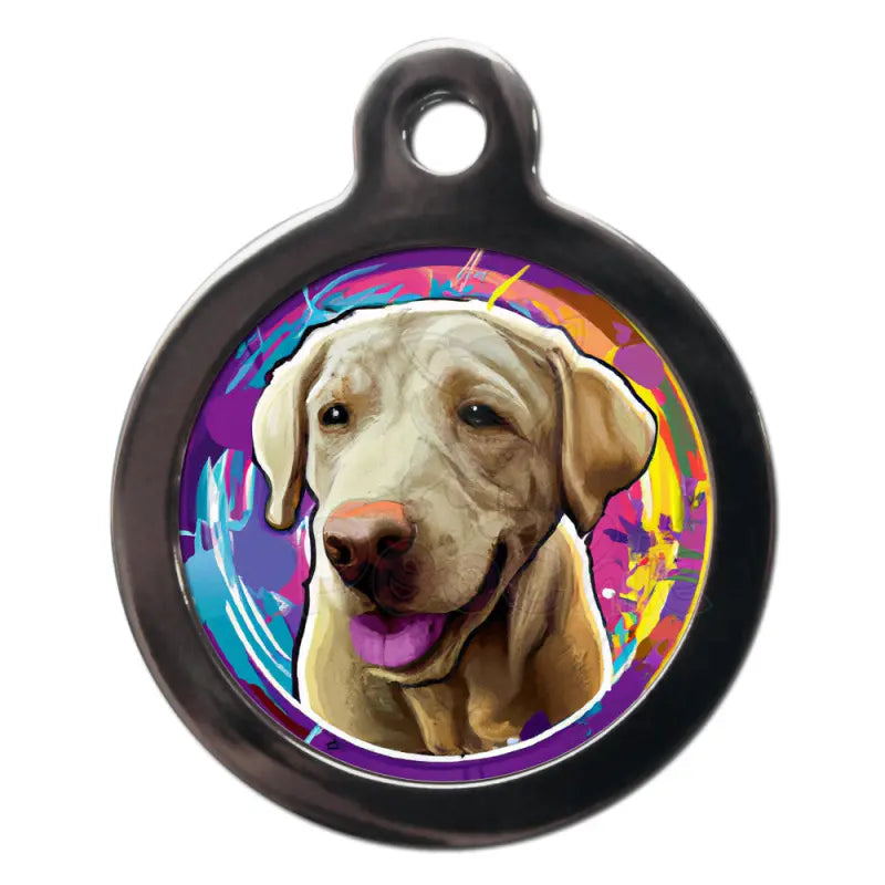 Labrador Graffiti Dog Id Tag - Ps Pet Tags - 1
